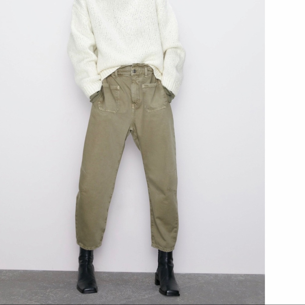 Zara Baggy Utility Pants